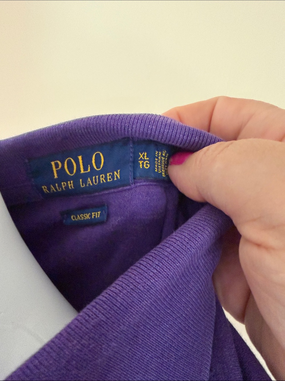 Polo by Ralph Lauren Purple Short-Sleeve Polo Shirt - Picture 2 of 2